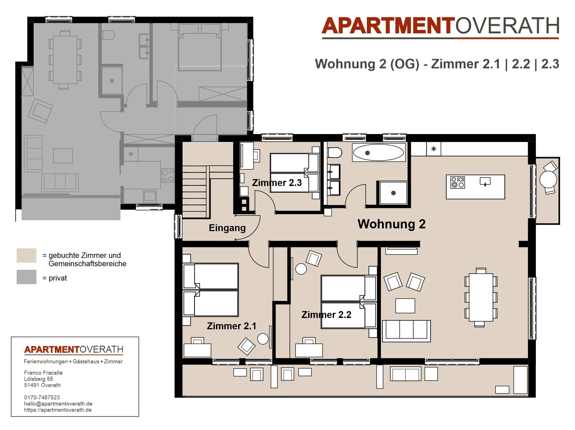Apartment Overath - Ferienwohnung 2